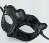 Black Venice Masks Masquerade Party Mask Christmas Gift Mardi Gras Man Costume Sexig spets fransad Gilter Woman Dance Mask G563 LL