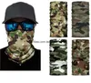 Lenços mágicos de camuflagem Ao ar livre tático Ciclismo anti uv bandana bicicleta equitação Cachecol Máscara Capa de Pescoço Protetor Solar à Prova de Vento Máscaras de proteção facial sem costura turbante