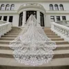 재고가있는 아플리케와 함께 예배당 길이 신부 베일 판매 2019 vestido de noiva longo wedding veil v140300i