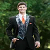 New Camouflage Tuxedos Unique One Button Camo Mens Wedding Suits Notched Lapel Groom Wear Prom Suits For Men Jacket Pants Vest T153N