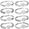 Bracelets porte-bonheur bijoux bouton pression Bracelet magnétique pour femmes boutons 18mm bracelets interchangeables197w