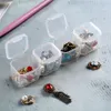 Ящики для хранения мусорные баки Clear Jewellery Container со съемными разделителями 28 сетки гвоздь.