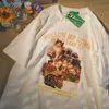 TShirt da donna Cat Loves Rose American Retro Maglietta a maniche corte Coppia maschile Mezze maniche Versione coreana Abiti larghi Kawaii 230721