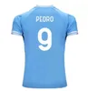 23 24 Lazio Immobile Futebol Jerseys Maglie 2023 IMMOBILE Luis Bastos SERGEJ BADELJ LUCAS J.CORREA ZACCAGNI MARUSIC Homens Kit Infantil Camisa de Futebol 10º Aniversário