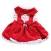 Armi Store Heart Shape Dog Dresses Fashion Dogs Princess 6071080 애완 동물 의류 용품 모자 팬티 가죽 끈 1 세트 LJ200923265L