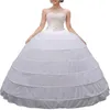 Haute qualité femmes Crinoline jupon robe de bal 6 cerceau jupe glisse longue sous-jupe pour robe de mariée de mariage robe de bal201t9677203243a