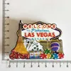 Magneti per il frigorifero Magnete per il turismo mondiale Souvenir USA Las Vegas Florida Paesaggio culturale Adesivi per frigorifero Set regalo Decorazioni per la casa 230721