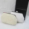 Pearl Bridal Hand Bags Beige White Sparkling Party Prom Formal Events Hand Bag Cheap In Stock 2015 Wedding Accessori245z