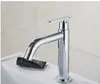 Basin faucet Single cold bathroom faucet basin mixer bathroom sink faucet tall chrome brass faucet for cold water