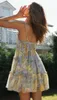 Casual Dresses Summer Maxi Boho Dress Floral Ladies Flower Spaghetti Strap Holiday Bohemian Party for Women