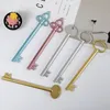 Gelpennor 100 st nyckel Neuter Gel Pen Cute Creative Retro Stationery Office levererar små gåvor till studenter Kawaii School Supplies 230721