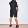 Tute da uomo Cotone Lino Due pezzi Pantaloni casual Tute 2023 Moda primavera estate Tasche a maniche corte Camicia Pantaloncini per abiti da uomo