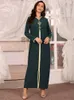 Abbigliamento etnico Ramadan Eid Abaya Dubai Turchia Hijab musulmano Abito lungo Abbigliamento islamico Abiti africani Per le donne Robe Musulmane Djellaba Femme 230721