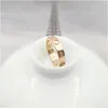 Fysara Trendy Edelstahl Rose Gold Farbe Liebhaber Ring für Frauen Männer Paar Cz Kristall Ringe Luxus Marke Schmuck Hochzeit keine box