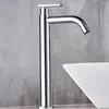 Basin faucet Single cold bathroom faucet basin mixer bathroom sink faucet tall chrome brass faucet for cold water