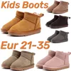 mini slip-on designer Australia klasyczne buty buty dla dzieci uggi dziewczyny zima maluch kid bute uggity