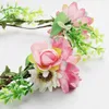 Headpieces Simulation Flower Bridal Headband Daisy Wreath Bridesmaid Circle Rattan Po Studio Head Accessories