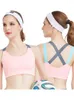 Yoga Outfit Indietro a forma di croce senza anello in acciaio Reggiseno sportivo Gilet professionale antiurto da corsa Fitness intimo donna BRI06