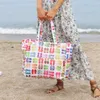 Bolsas de noite Bolsa de praia à prova d'água à prova de areia Bolsa feminina para piscina com zíper para academia Bolsa de viagem para supermercado 230721