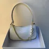 Fashion Handbags French Vintage Crocodile Pearl Chain Underarm Bag Designers Durable Luxurious Stylish Girl U1