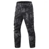 Pantaloni da uomo Tattici Militari IX9 Camouflage Assault Pantaloni resistenti all'usura impermeabili Pantaloni multi-tasca SWAT Combat Army Pantaloni lunghi i