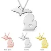 À la mode Michigan Carte Collier En Acier Inoxydable Coeur Pendentif Femmes Mode Bijoux Cadeau 12pcs / lot Colliers199V