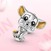 925 Zilveren Bedels Fit Pandora Bedelarmband Stitch Sieraden Leeuw Kleine Beer Baby Olifant voor Vrouwen Charms Set Hanger DIY Fijne Kralen Sieraden