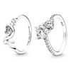 Nuovo anello in argento sterling 100% 925 Fit Pandora Festa della mamma Love Heart CZ Stone Mom Lettera Anelli per le donne europee Wedding Or211Q