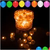 Party Decoration Balloon Lights Long Standby Time Waterproof Mini Light Round Led Ball Lamp Latex Paper Lantern Festival Christmas D Dhhnb