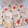 Tek Kullanımlık Çıkarma Konteynerler 10 20 PCS Bento Gıda Pişirme Tatlı Kek Kasesi Ambalaj Burger Snack Kutuları Mikrodalgada Eve Bulunma Kutusu 230721