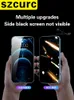 iPhone 12ケースのメッセン。新しい360°フル保護iPhone11 Pro Max 14 13ミニの覗き見防止磁気吸着ガラス電話カバー