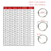 Rings 10pcs/pack 15110mm Metal Sier Looseleaf Book Binder Hinged Rings Keychain Album Ring Binders Craft Photo Album Circle Clips