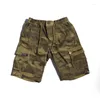 Pantaloncini da uomo Cargo Uomo Estate Camouflage Tasche laterali Hip Hop Giapponese Streetwear Harajuku Pantaloni maschili Casual Chic 2023