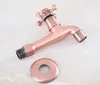 Bathroom Sink Faucets Antique Red Copper Wall Mount Mop Faucet Out Door Garden Pool Toilet Single Cold Water Taps Dav324