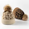 Designer Beanie 3 Kolory Kobiet Lopard Grain Hat Fashion Gtrated Warm Winter Cap Wysoka jakość Good324y