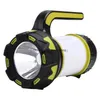 Outdoor spot light Rechargeable Handheld Search Lights flashlight Portable Powerful Led Searchlight with Power Bank hiking camping USD charging torch lantern