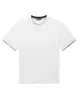 Designer Men T Shirt Loro T-shirt är detaljerad med kontrastklipp längs kragen korta ärmar toppar sommaren tshirts piana