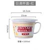 Kommen Ramen Kom 1L Schotel Instant Noodle Cup Met Deksel Japanse Stijl Keramiek Grote Handige Soep Creatief Servies