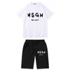 Survêtements pour hommes Marque de mode T-shirt Costume Hommes De Luxe Casual Haute Qualité Designer Lettre Imprimer Coton Outfit Survêtement Sportwear Homme