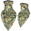 Camo Men Women Magic Scarves Summer Cooling Mesh Material Quickly-Dry Bretahable Half Face Mask Cycling Hunting Turban Scarf Tactical Airsoft Neck Warmer Gaiter