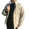 Downs clássicos Masculino Parkas Moda Luxo Designer Marca Jaqueta Homem Epaulettes Tendência Inverno Quente Jaquetas de Algodão Outdoor Outwear Casacos