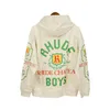 Mens Designer Hoodie Letter Print Långärmning Fashion Men Women Sweater Hip Hop Rhude Hoodie Brand Sweatshirts Us Size