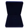 19x19x4cm бархатные ювелирные украшения набор коробки длинная жемчужная коробка для ожерелья подарочная коробка.