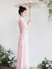 Abbigliamento etnico 2023 Vietnam Aodai Cheongsam Abito tradizionale vietnamita