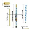 Acessórios Smoke Shop Cones de papel pré-enrolado com sabor de frutas Clássico King Size com ponta de madeira Smoking Drop Delivery Home Garden Hous Dhlpc