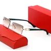 New vintage carti glasses designer sunglasses steampunk large square frame style transparent lenses transparents eyewear eyeglasses lunettes de soleil