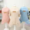 Dog Apparel Fleece Jumpsuit Pet Pajamas For Small Dogs Soft Warm Puppy Pullover Pjs Chihuahua Yorkie Onesies Clothes