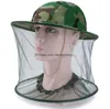 camouflage antimosquito beekeeping cap outdoor sports face protection mask hats jungle beekeeping hat hiking camping fishing masks hats