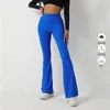 Conjuntos ativos 1/2 pçs conjunto de ioga feminino roupas de ginástica roupas esportivas casuais leggins leggins sutiã rosqueado perna larga flare pilates agasalho fitness