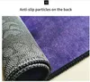 Carpet Light Luxury Living Room Decoration Large Area Purple Geometric Tapetes for Bedroom Nonslip Floor Mat Vestiário Lounge Tapete 230721